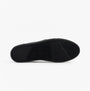 TOMS BAJA 2.0 Mens Casual Canvas Trainers Black bottom view rubber sole with detailed tread pattern