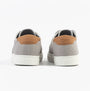 TOMS CARLO 2.0 Mens Trainers Grey back view showing grey canvas and tan heel details.