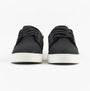 TOMS CARLO 2.0 Mens Trainers Black front view with lace-up fastening and low top design.