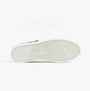 TOMS BAJA 2.0 Mens Casual Canvas Trainers Black bottom view showing rubber sole with tread pattern.