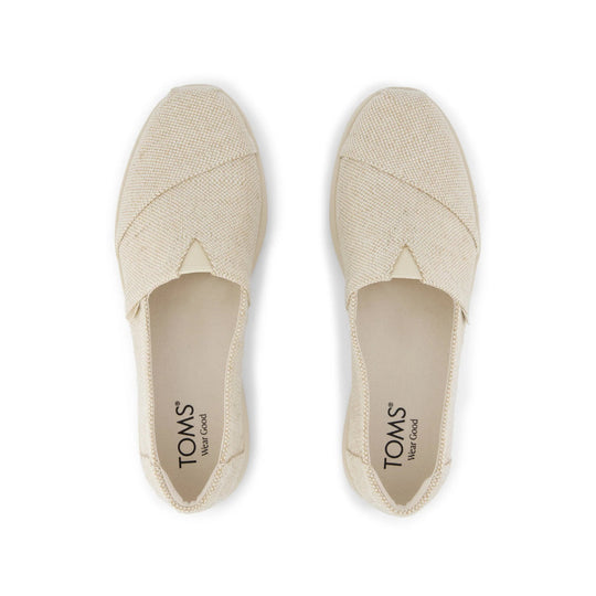 TOMS ALPARGATA PLUS Womens Espadrille Shoes Gold