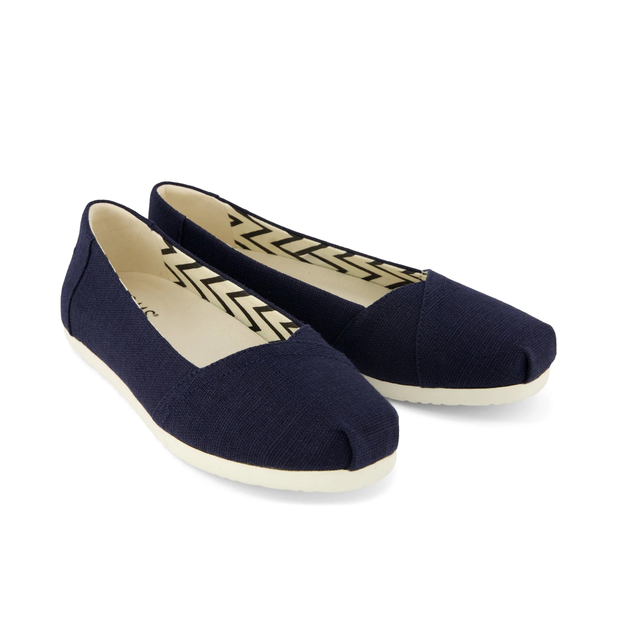 TOMS ALPARGATA BALLET Womens Ballerina Shoes Navy