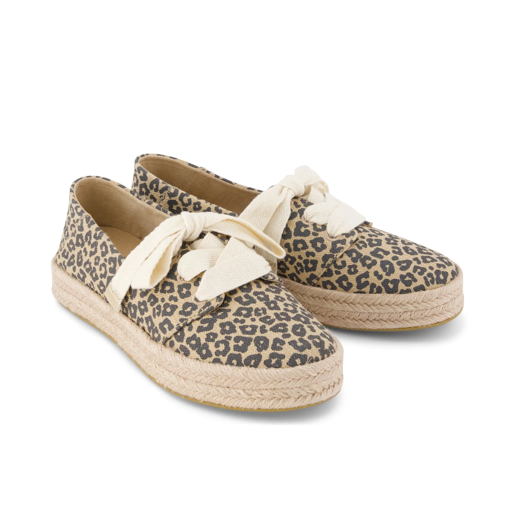 TOMS CAROLINA LACE UP Womens Espadrille Shoes Beige