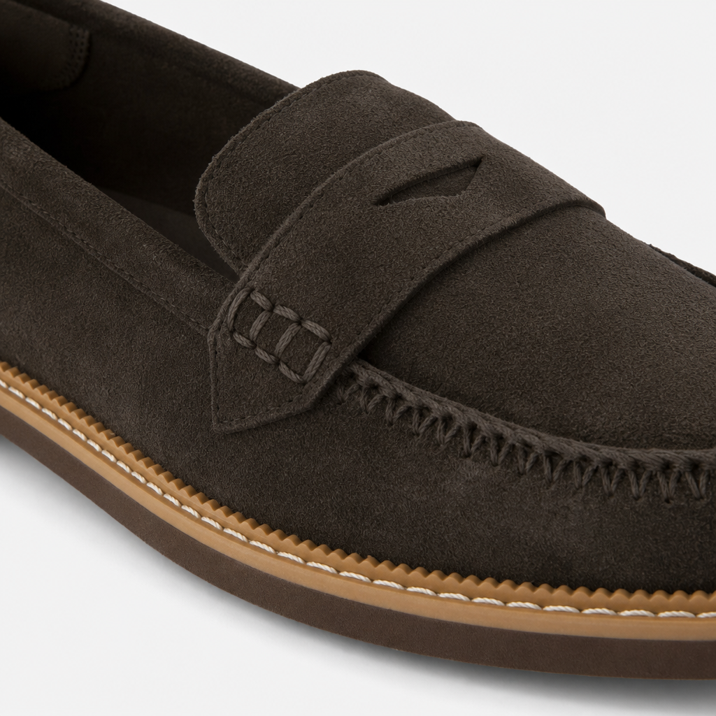 TOMS MARIE Womens Loafer Shoes Dark Brown