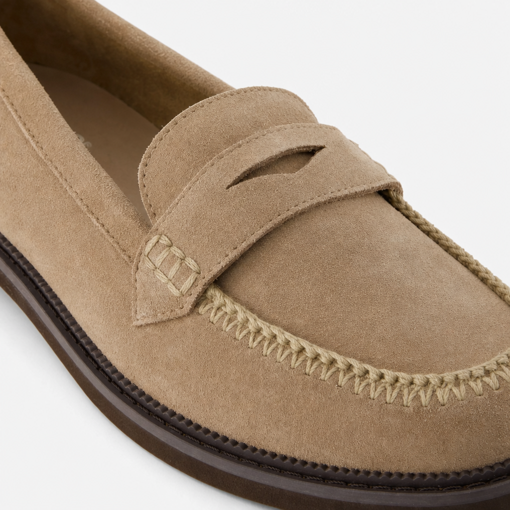TOMS MARIE Womens Loafer Shoes Taupe