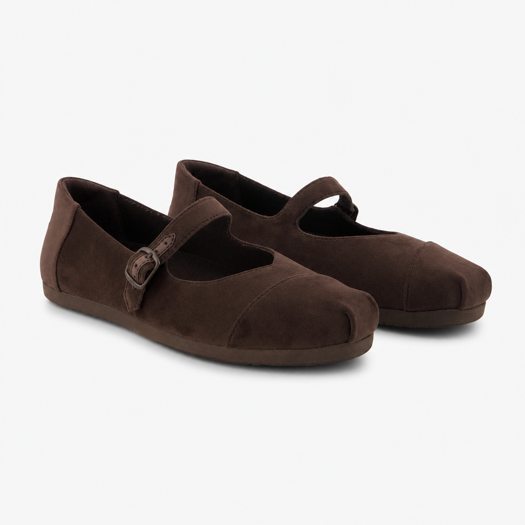 TOMS ALPARGATA MARY JANE Womens Mary Jane Dark Brown