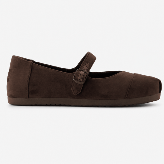 TOMS ALPARGATA MARY JANE Womens Mary Jane Dark Brown