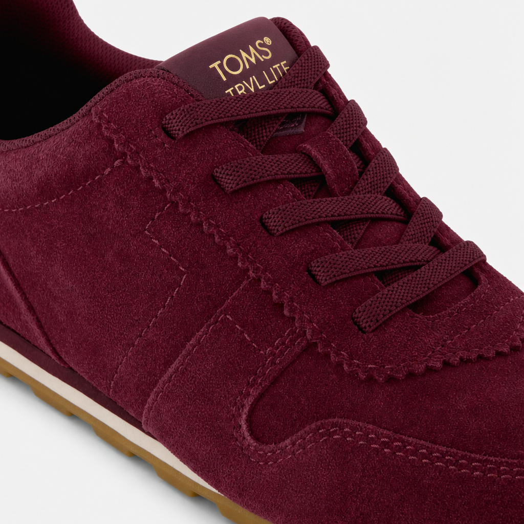 TOMS TRVL LITE PALISADE Womens Casual Trainers Dark Red