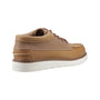 TOMS TRVL LITE FORREST Mens Shoes Tan side view showcasing the lace-up design and low top profile.