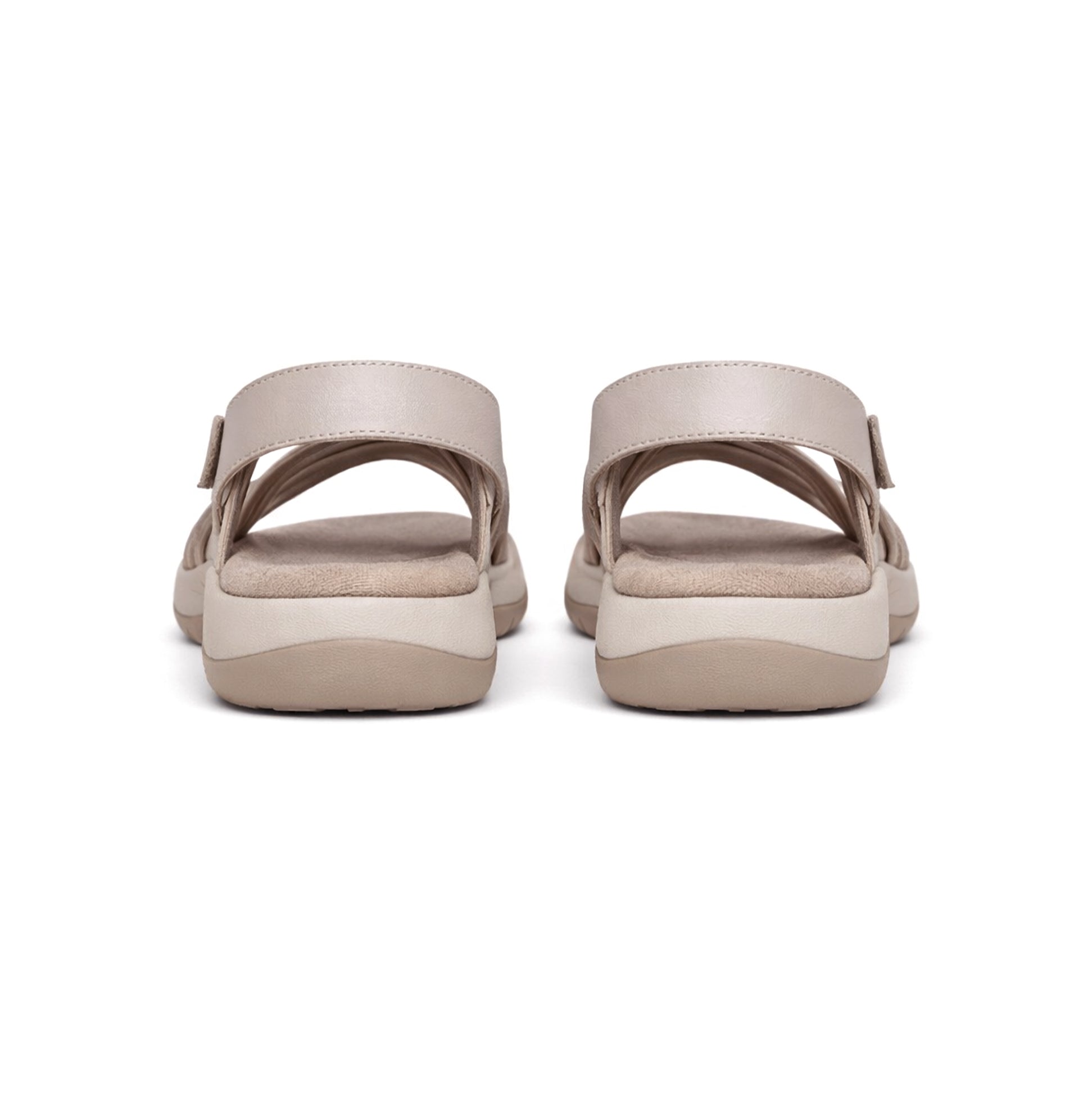 Skechers REGGAE SLIM - SUNNYSIDE 2.0 Womens Cross Strap Sandals Taupe