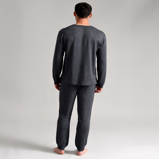 Ted Baker SUPER SOFT Long Sleeve Top Mens Dark Grey