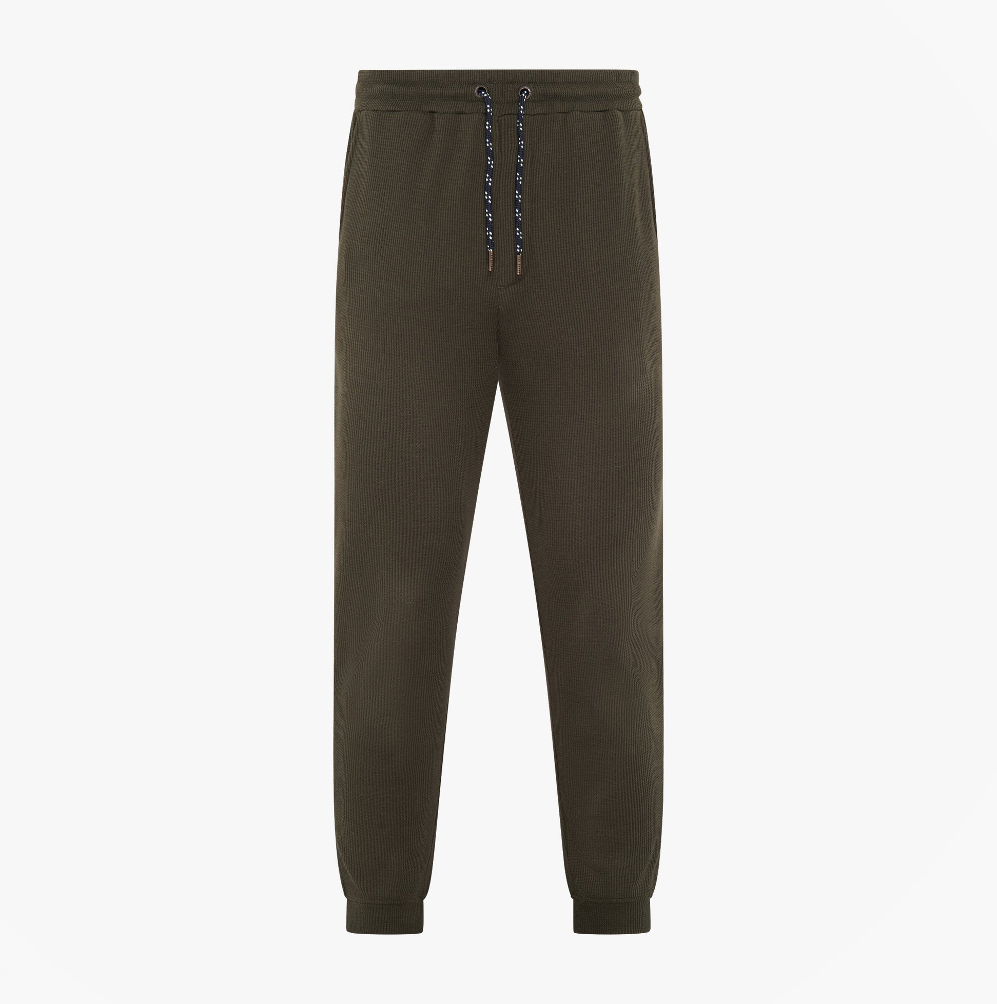 WAFFLE Pyjama SET Mens Loungewear Khaki