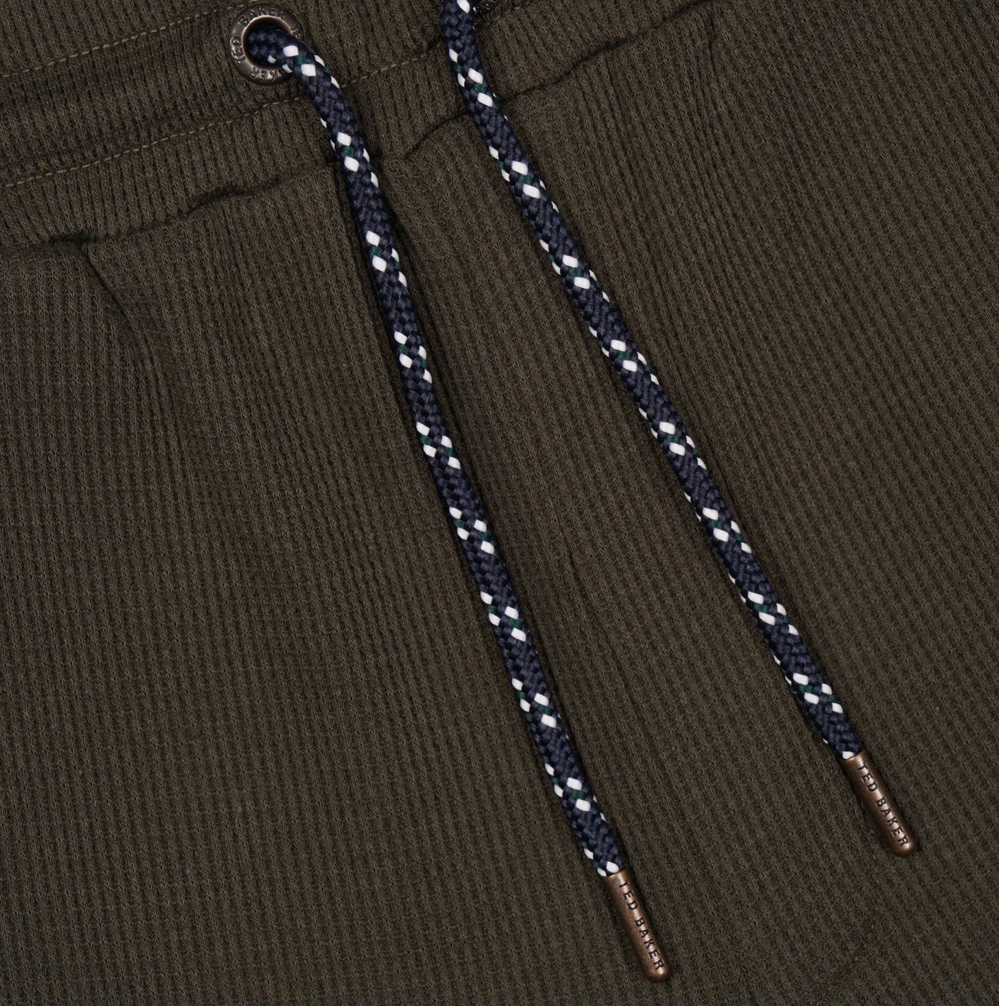 WAFFLE Pyjama SET Mens Loungewear Khaki