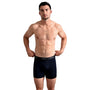 Ted Baker 3-Pack Cotton Boxer Briefs Mens Navy front view on model, showcasing elasticated waistband and navy color.