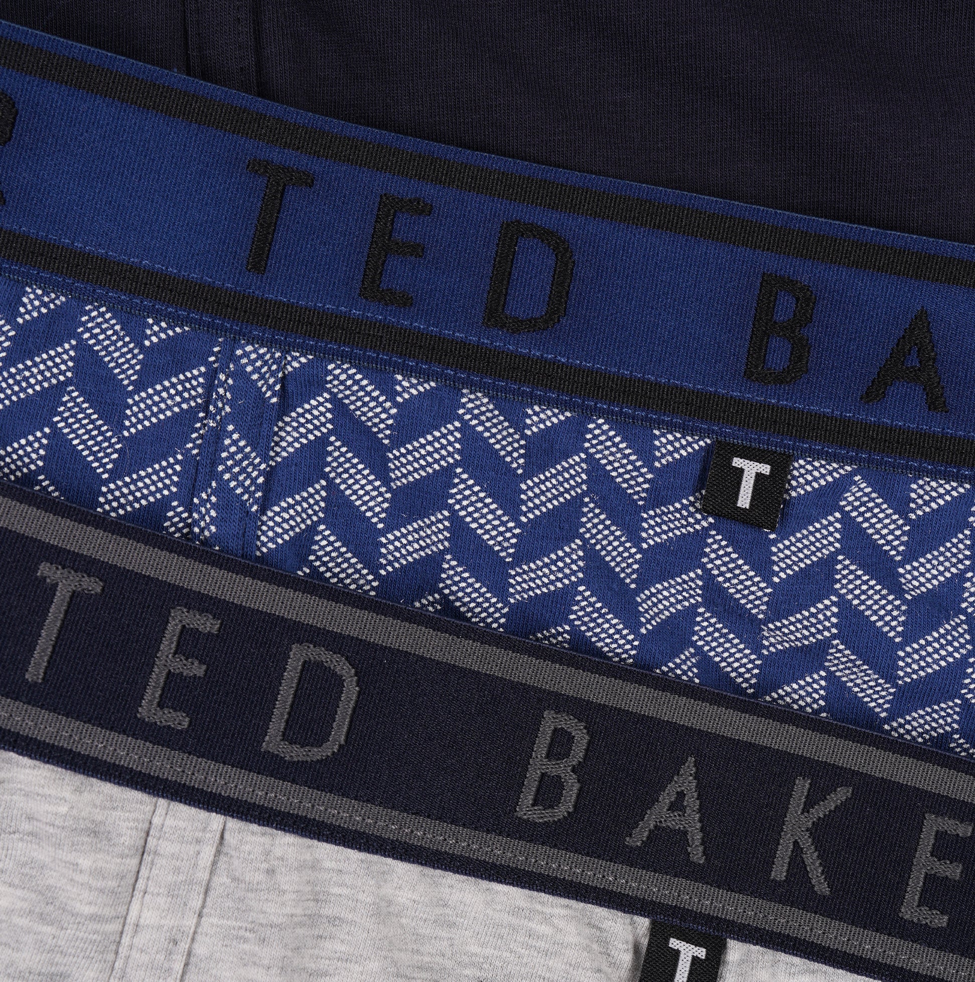 Ted Baker 3-Pack Cotton Boxer Briefs Mens Boxer Briefs Multi