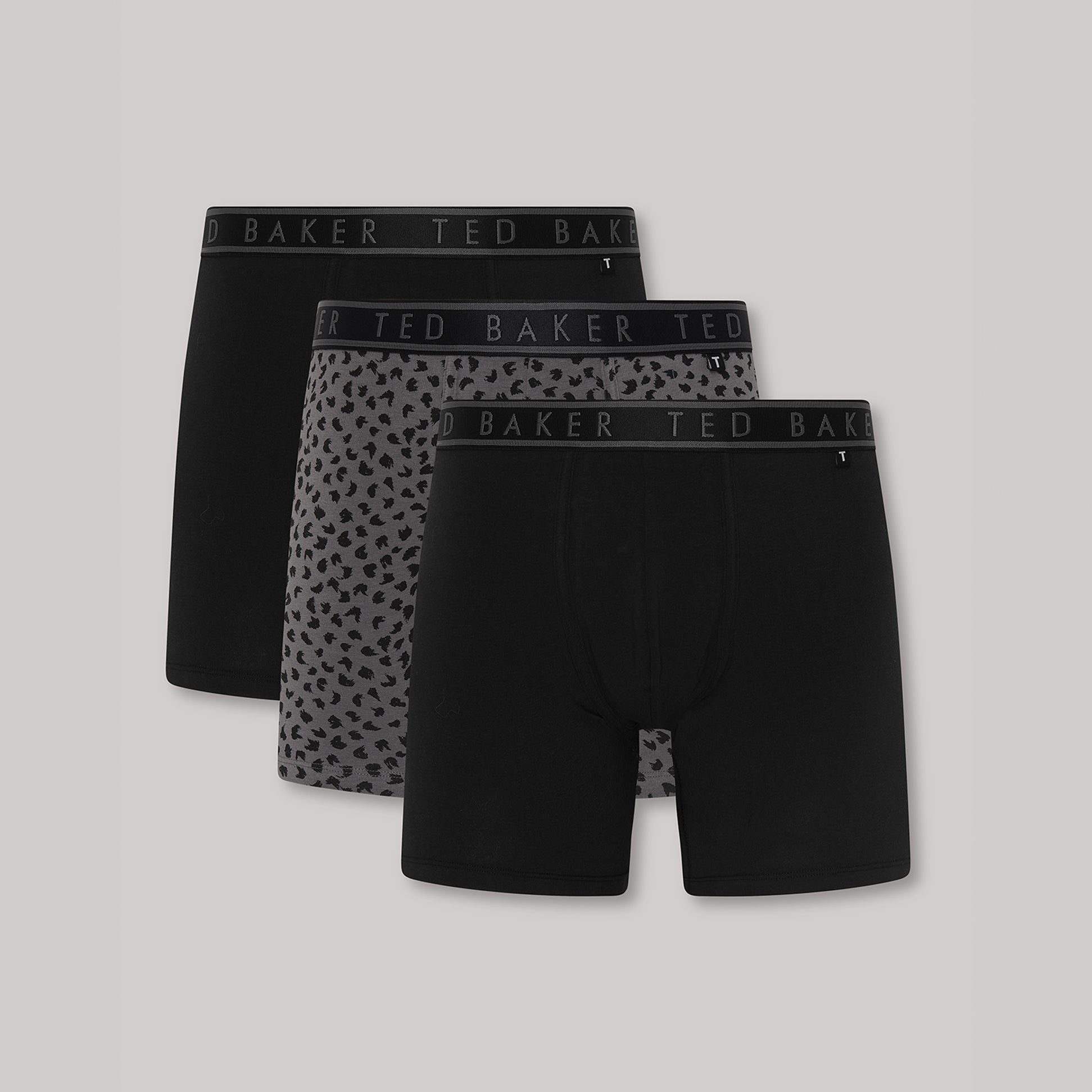 Ted Baker 3-Pack Cotton Boxer Briefs Mens Boxer Briefs Multi