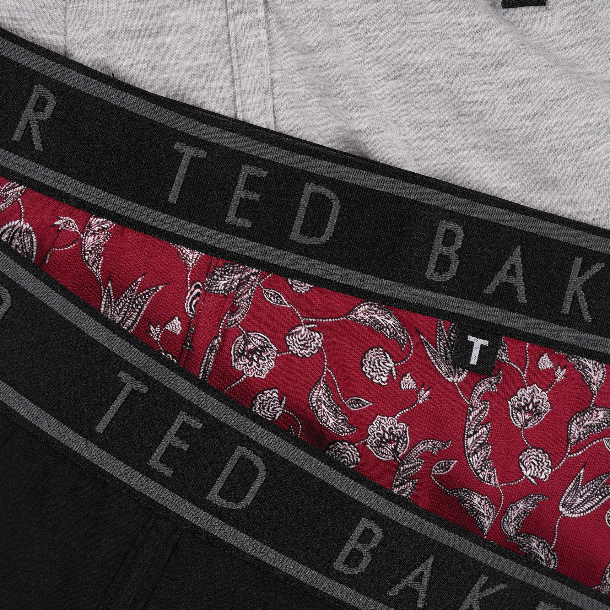 Ted Baker 3-Pack Cotton Boxer Briefs Mens Boxer Briefs Multi