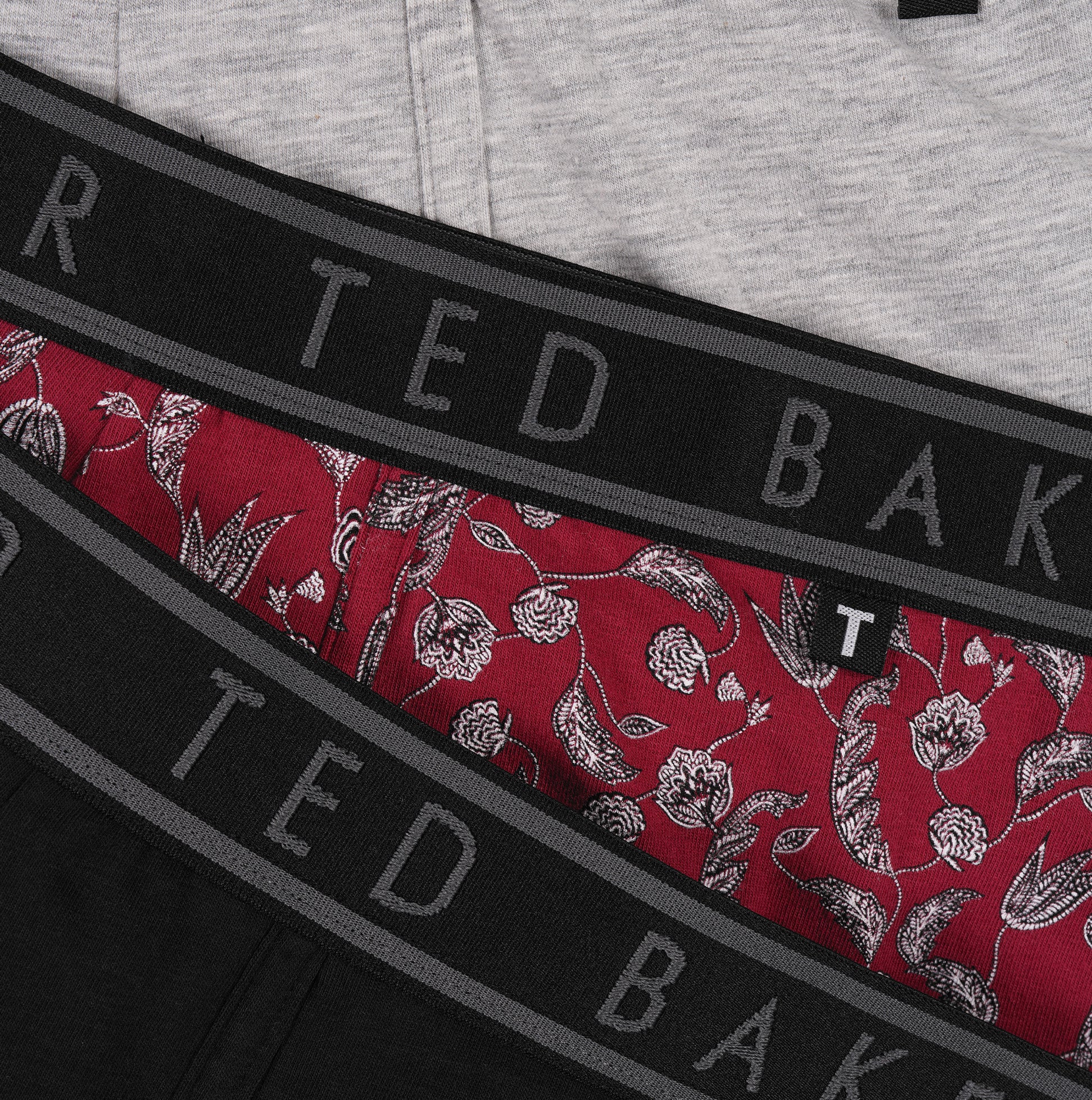 Ted Baker 3-Pack Cotton Boxer Briefs Mens Boxer Briefs Multi