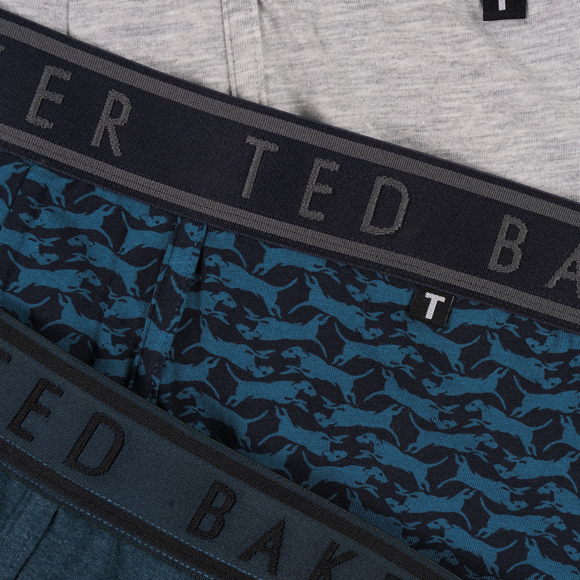 Ted Baker 3-Pack Cotton Boxer Briefs Mens Boxer Briefs Multi