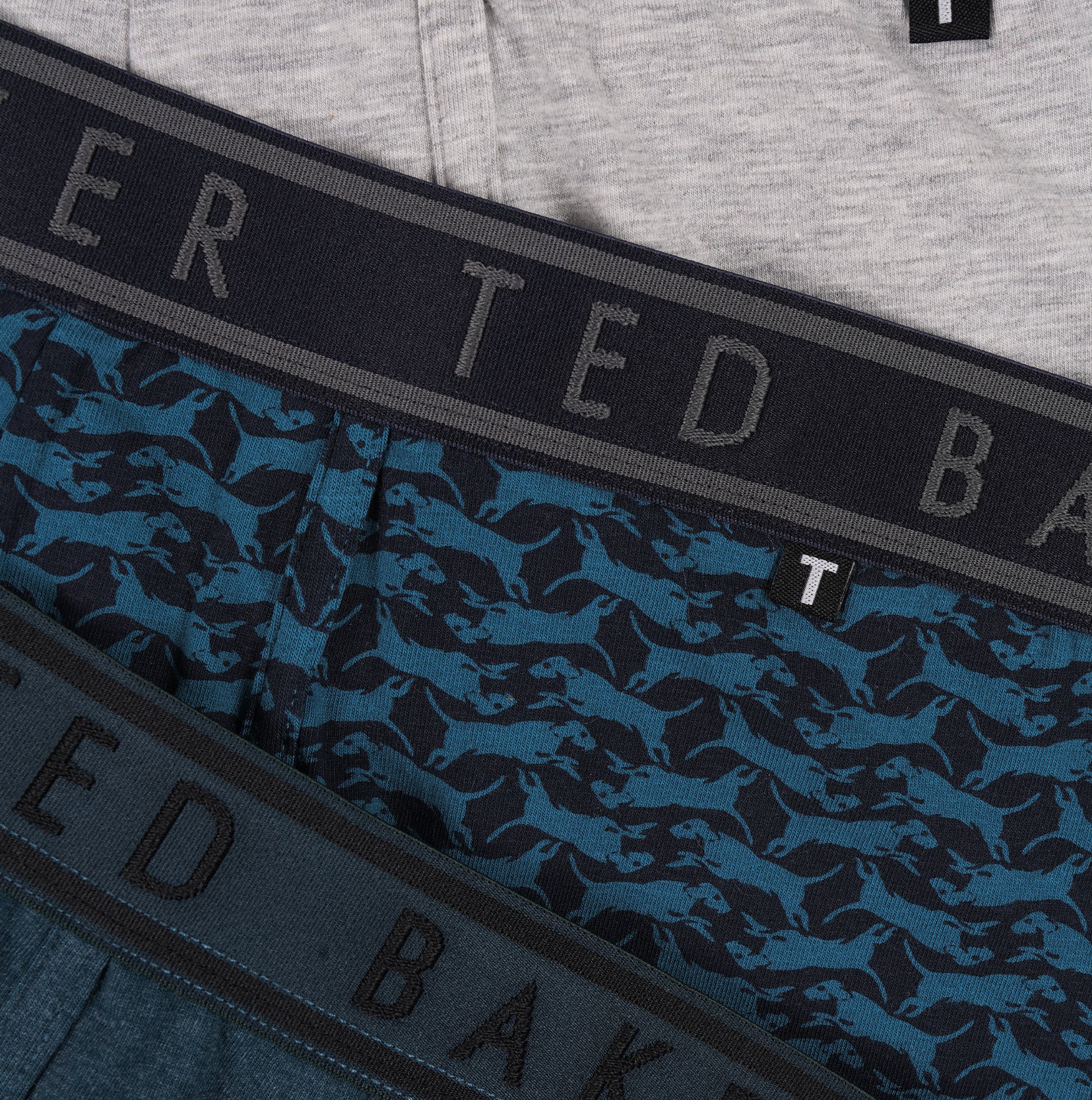 Ted Baker 3-Pack Cotton Boxer Briefs Mens Boxer Briefs Multi