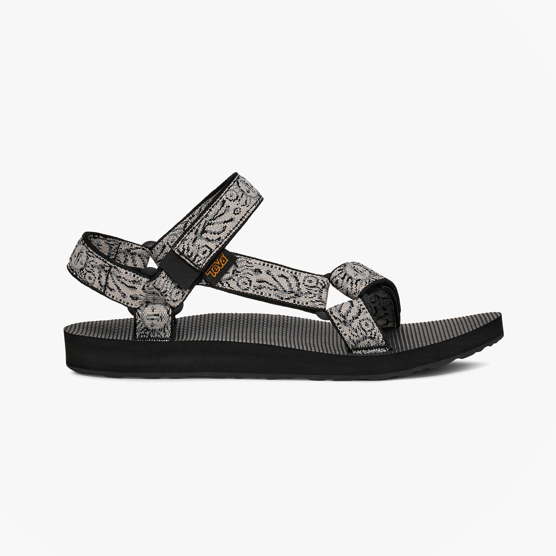 Teva ORIGINAL UNIVERSAL Womens Ankle Strap Sandals Windy Summer Black/ White