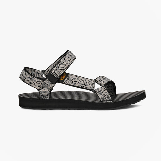 Teva ORIGINAL UNIVERSAL Womens Ankle Strap Sandals Windy Summer Black/ White