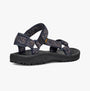 Teva WINSTED Mens Sandals Dissolving Shapes Total Eclipse side view showing textile upper and rubber sole.