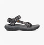 Teva HURRICANE XLT2 Mens Sandals Archive Wings Black side view with textile upper and rubber sole