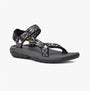 Teva HURRICANE XLT2 Mens Sandals Archive Wings Black side view showing adjustable straps and rubber sole.