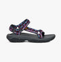 Teva HURRICANE XLT2 Womens Sandals Mountain Mosaic Crown Blue side view showcasing lightweight design and comfort features.