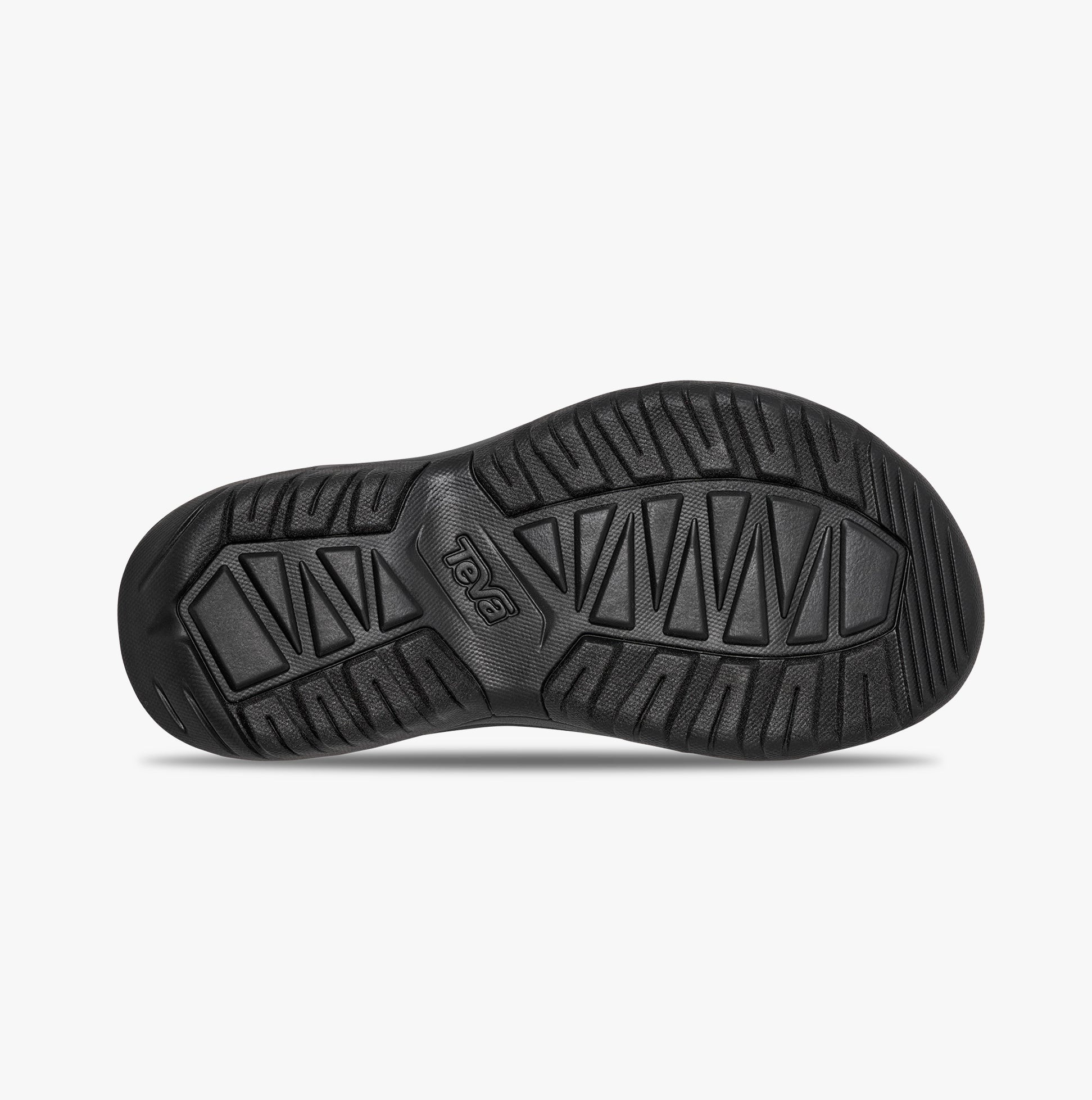 Teva HURRICANE XLT2 Womens Sandals Mountain Mosaic Crown Blue sole view with rubber outsole design for grip.