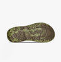 Teva HURRICANE DRIFT HUEMIX Mens Sandals Iguana/ Dark Olive sole view showcasing synthetic traction design.