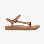 Teva ORIGINAL UNIVERSAL SLIM Womens Sandals Tigers Eye side view showcasing lightweight design and comfort features.