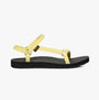 Teva ORIGINAL UNIVERSAL SLIM Womens Sandals Young Wheat side view, lightweight textile and rubber construction.