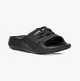 Teva Womens APRE TRAIL Sliders Black side view showing lightweight EVA material and slip-on design.