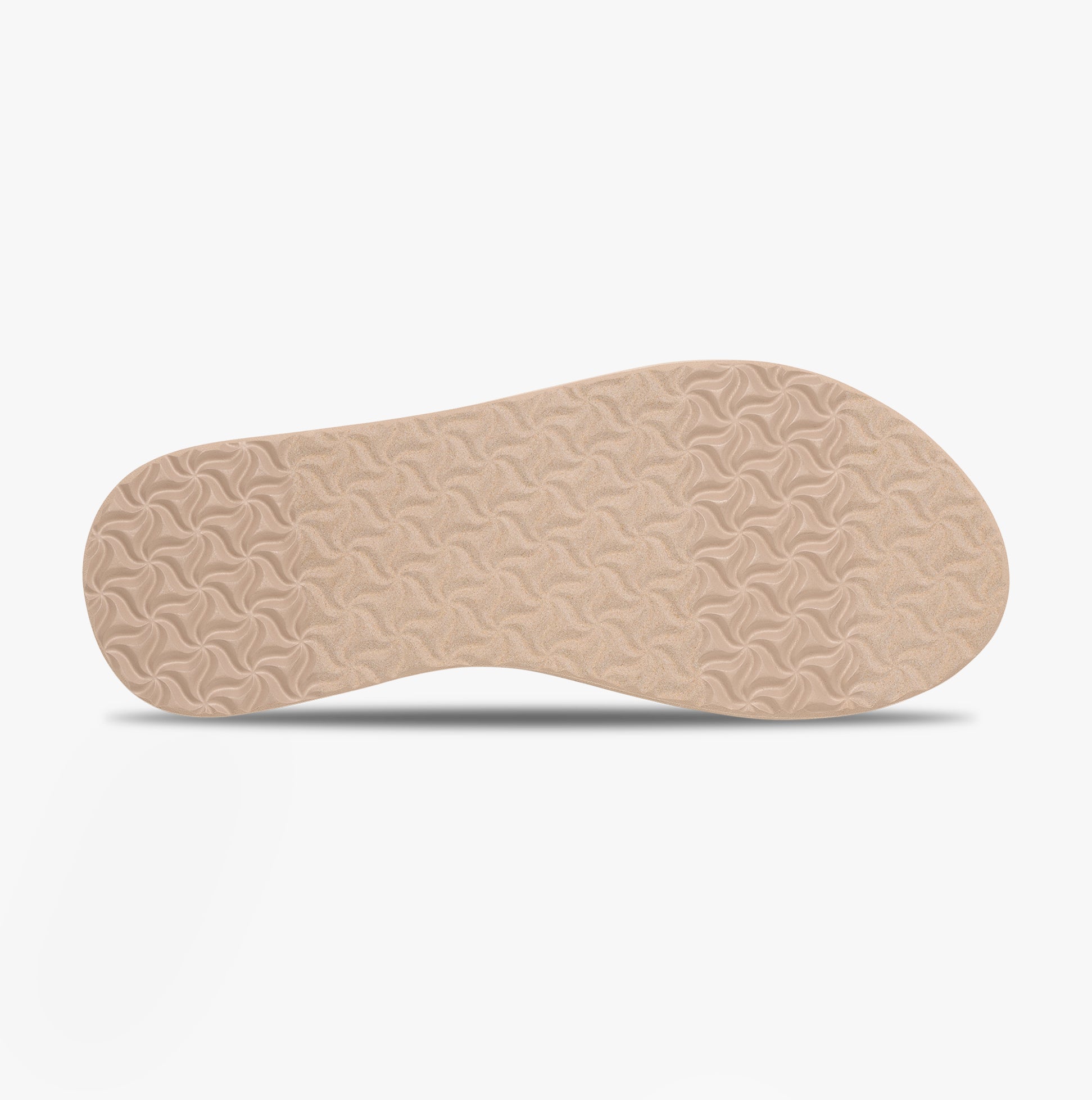 Teva OLOWAHU Womens Sandals Neon Wave Peach Ice sole view showing textured EVA material for comfort and grip.