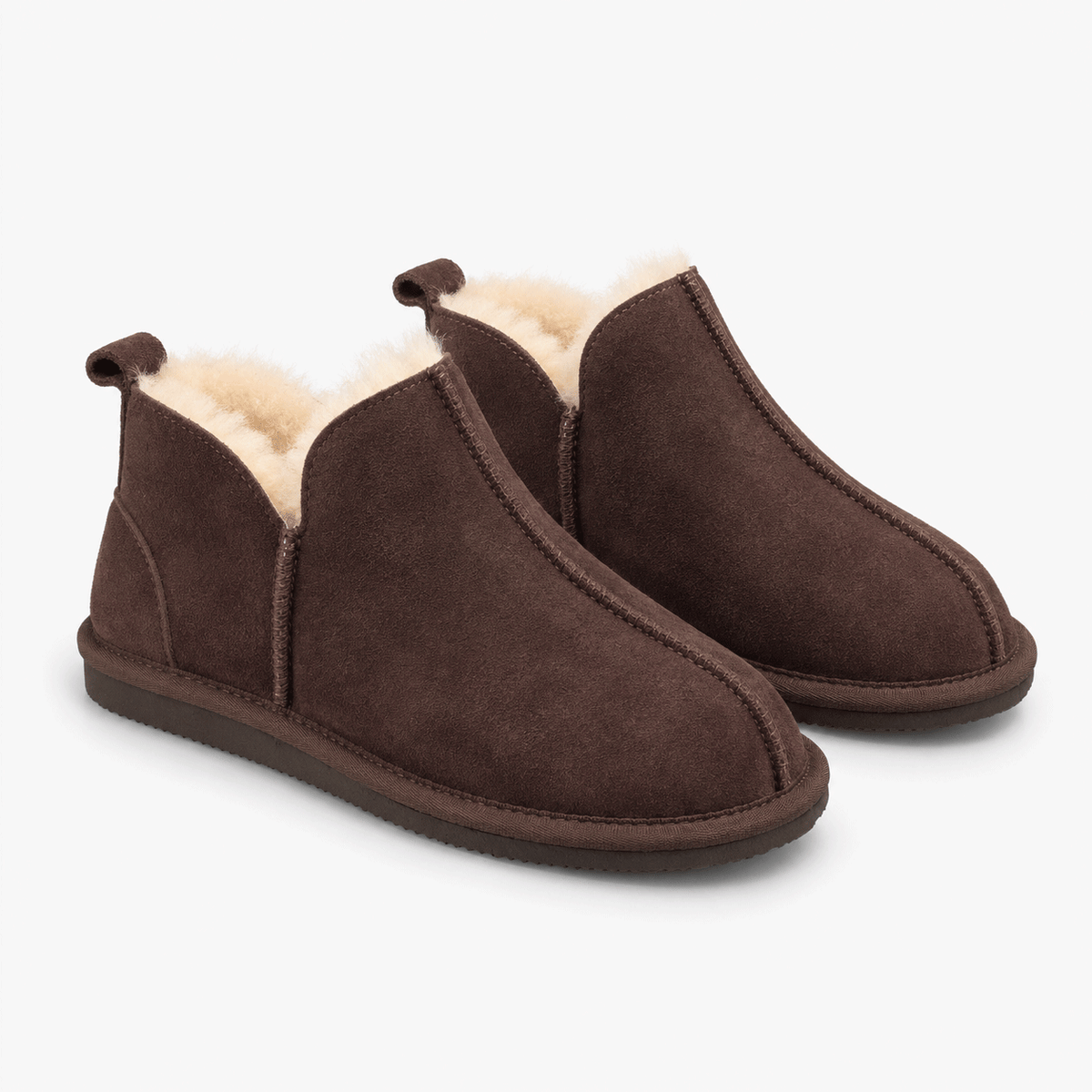 HOS Sheepskin TIA Womens Slipper Boots Espresso