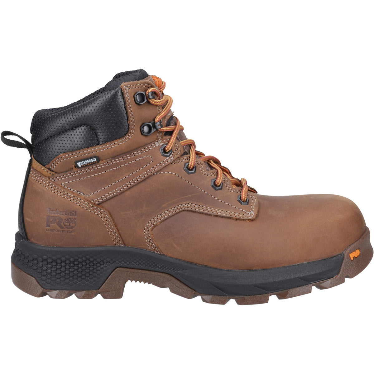Timberland Pro Titan 6 Inch Mens Composite Toe Safety Boots Brown