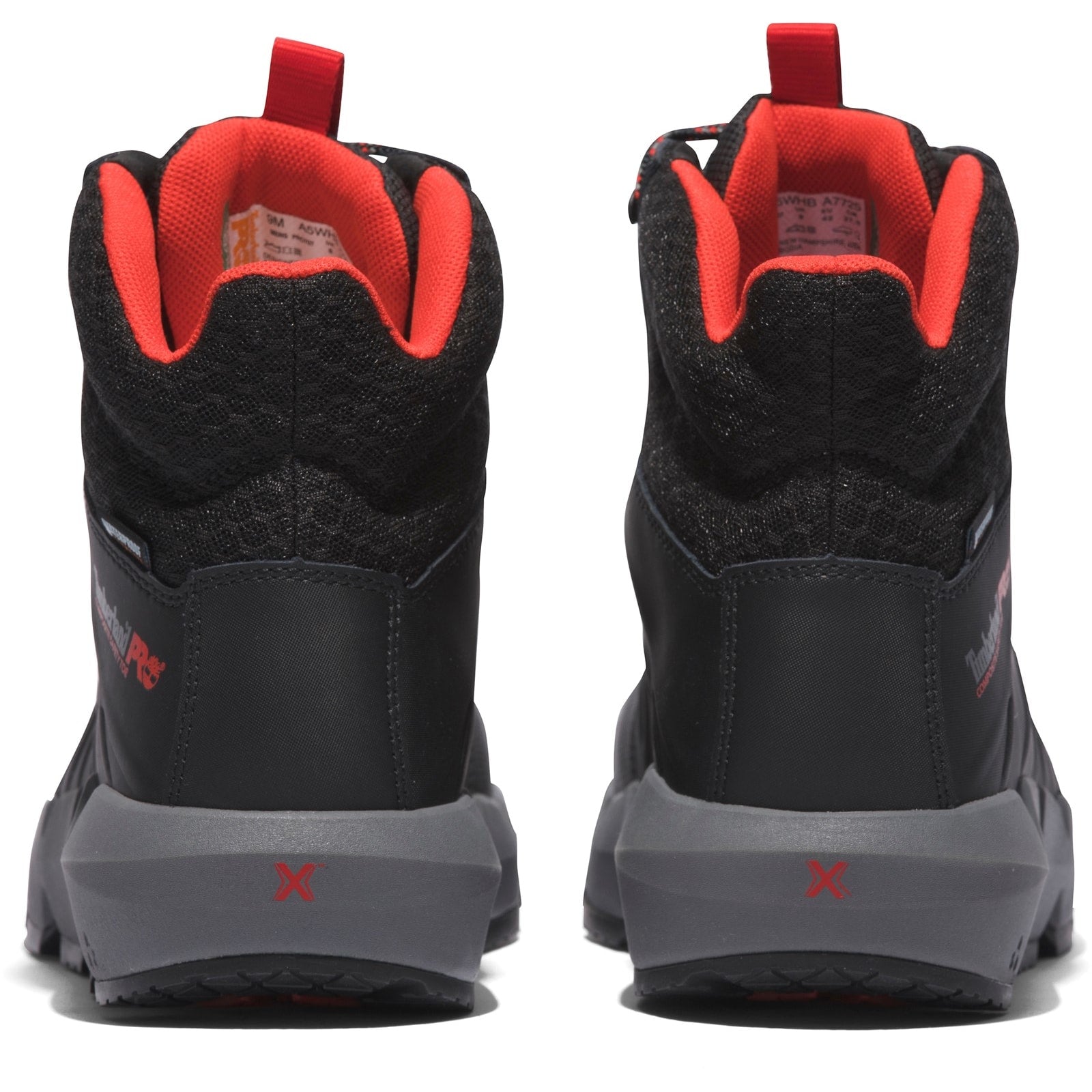 Timberland Pro Morphix 6 Inch Mens Composite Toe Safety Boots Black/Red