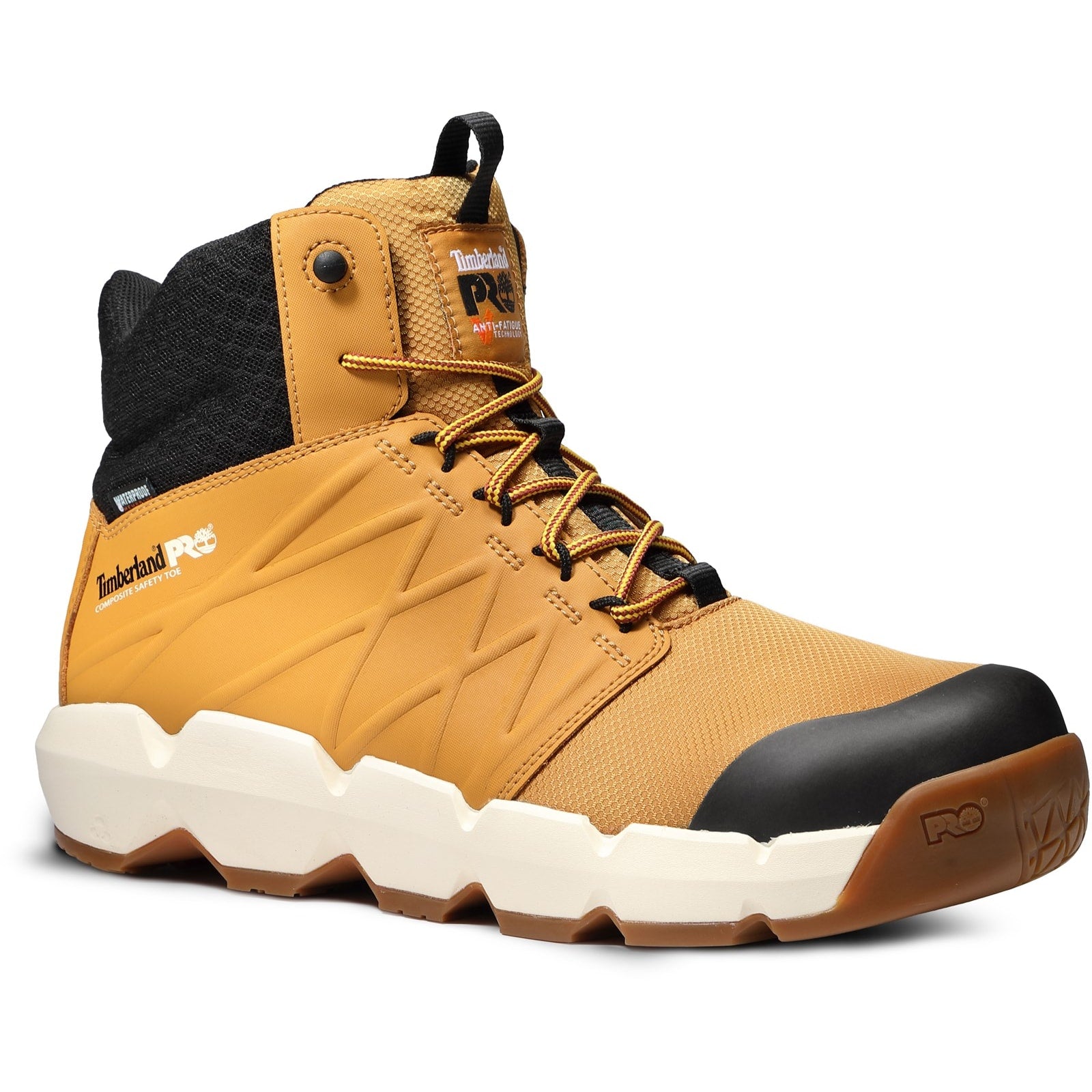 Timberland Pro Morphix 6 Inch Mens Composite Toe Safety Boots Wheat
