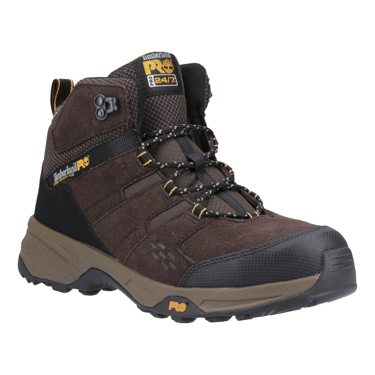 Timberland Pro Switchback LT 2.0 Mens Steel Toe Safety Boots Brown