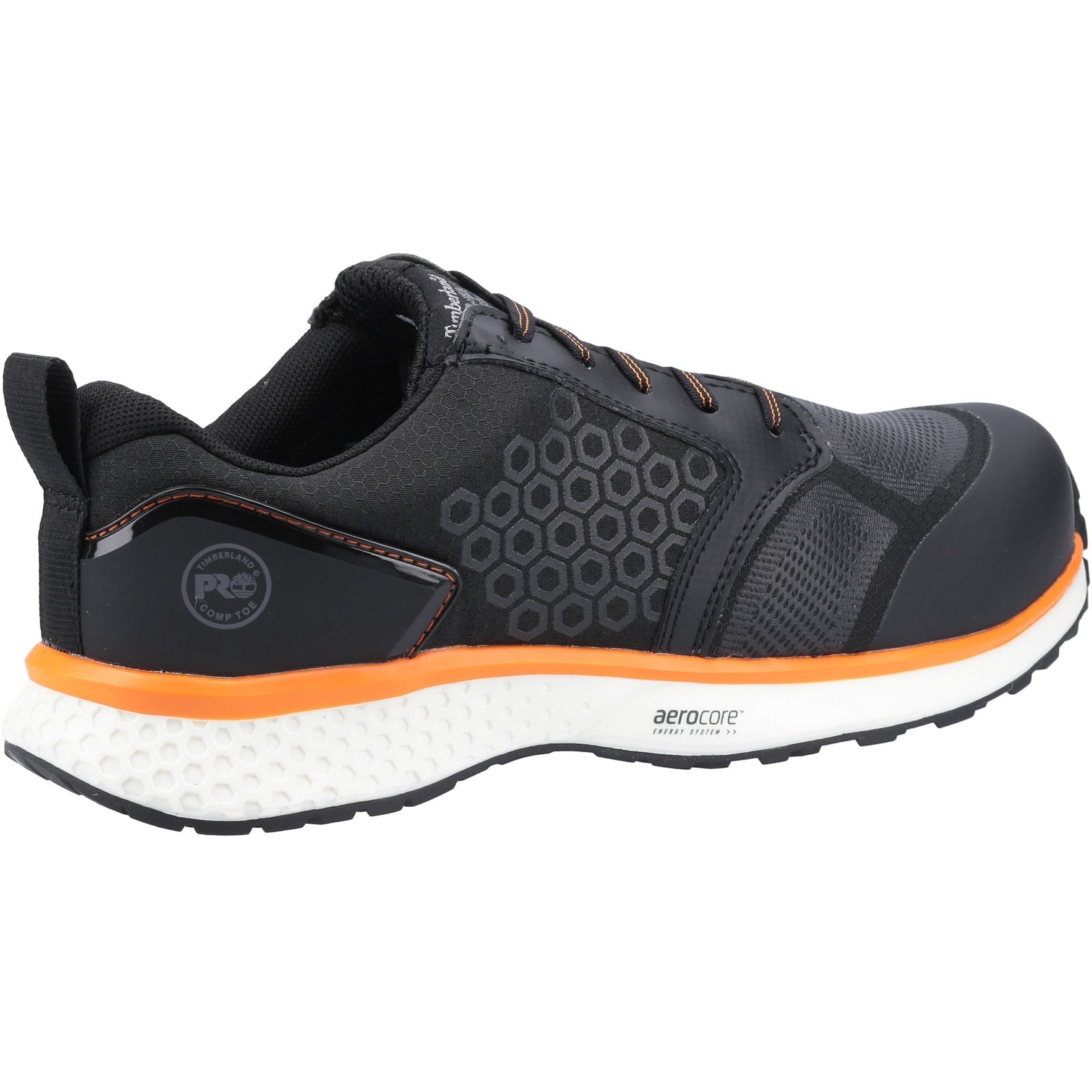 Timberland Pro Reaxion Mens Composite Toe Safety Trainers Black/Orange