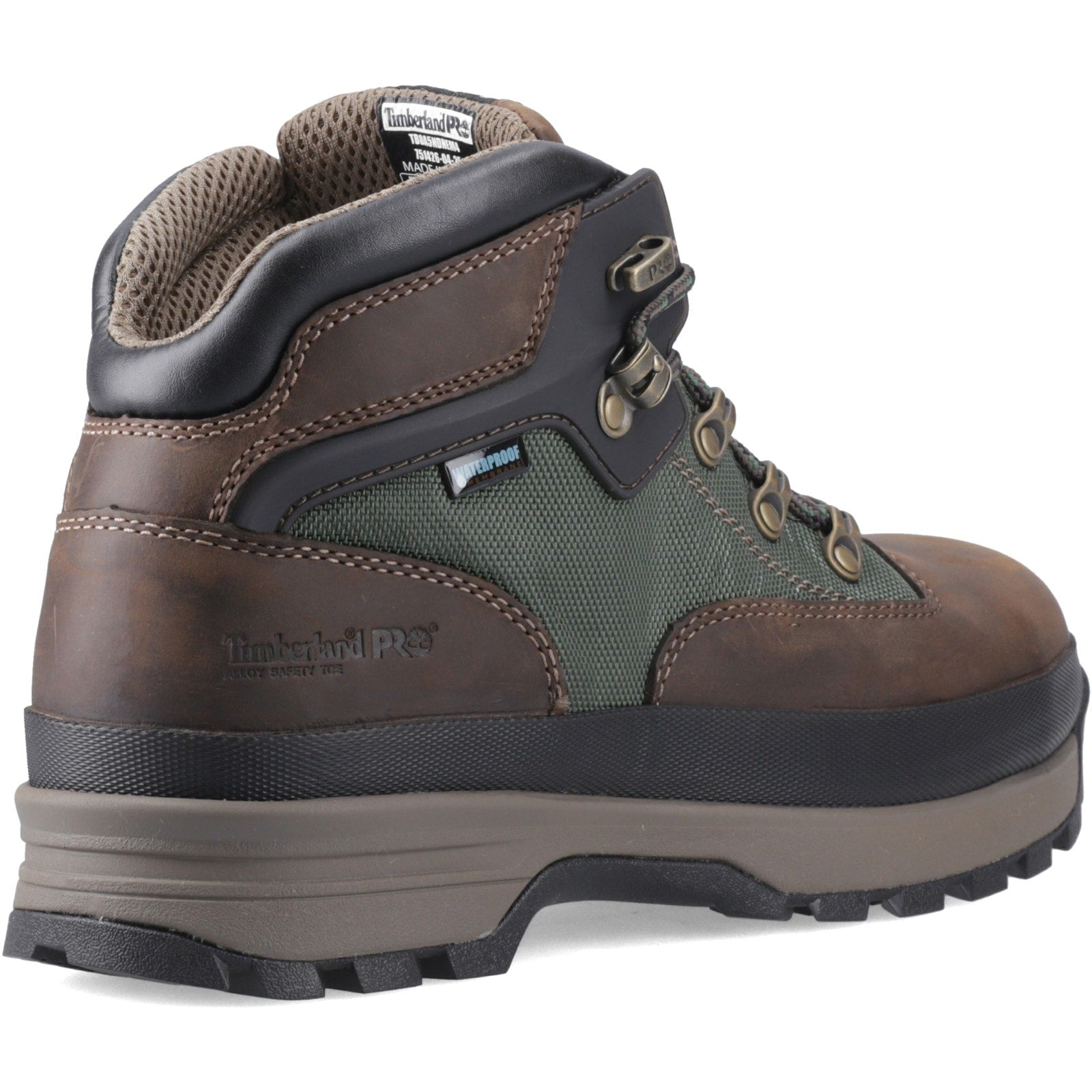 Timberland Pro Euro Hiker Mens Alloy Toe Safety Boots Brown
