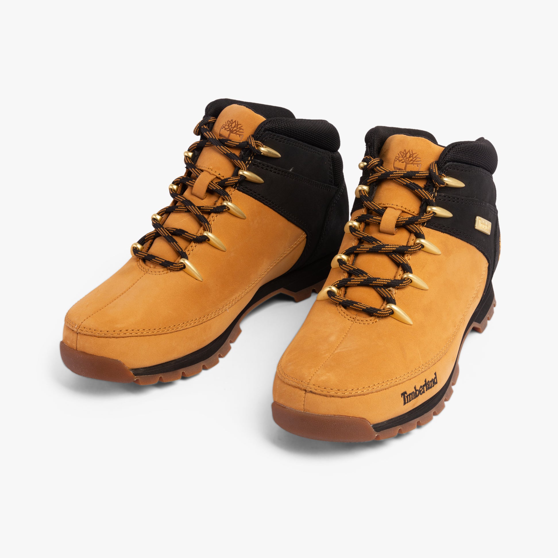 Timberland EURO SPRINT Mens Boots Wheat side view showcasing ankle height and lace-up design.