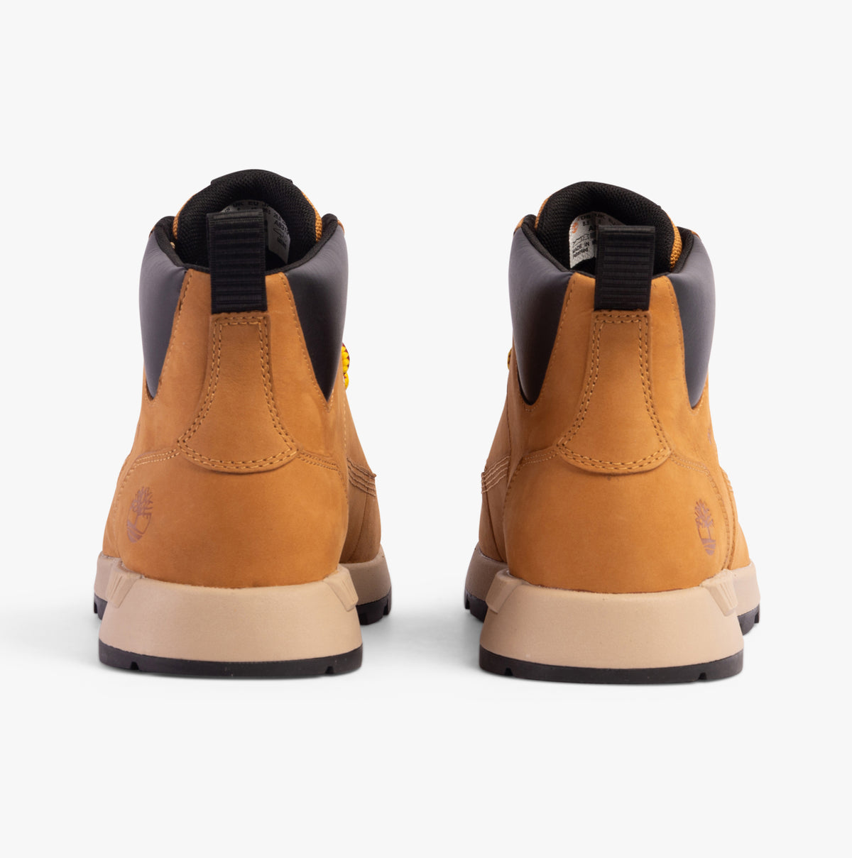 Timberland KILLINGTON TREKKER Mens Boots Wheat rear view showcasing nubuck upper and high top design.