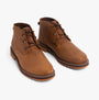 Timberland LARCHMONT Mens Boots Saddle in brown, side view showing leather upper and round toe design.