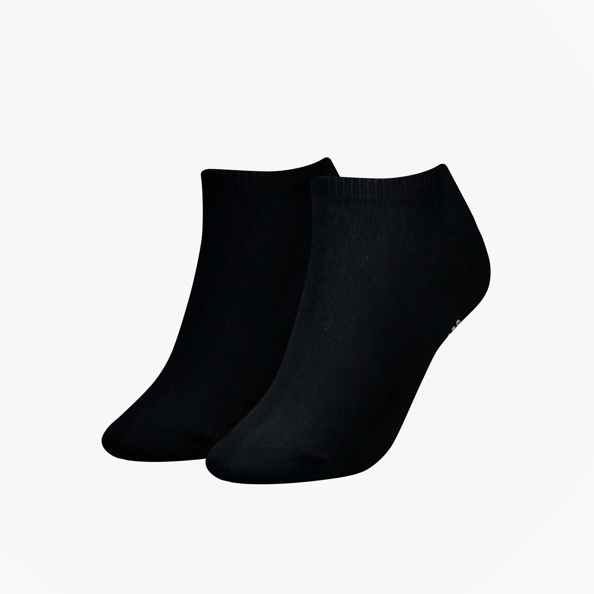 Tommy Hilfiger 2 Pack Trainer Womens Ankle Socks Black