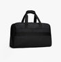 Tommy Hilfiger REPREVE DUFFLE Mens Duffle Bag Black front view with zip closure and polyester material.