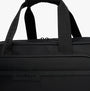 Tommy Hilfiger REPREVE DUFFLE Mens Duffle Bag Black detail view showcasing top handles and zipper.