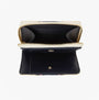 Tommy Hilfiger Womens monogram wallet with TH signature Cream inside view showing compartments and zip fastener.